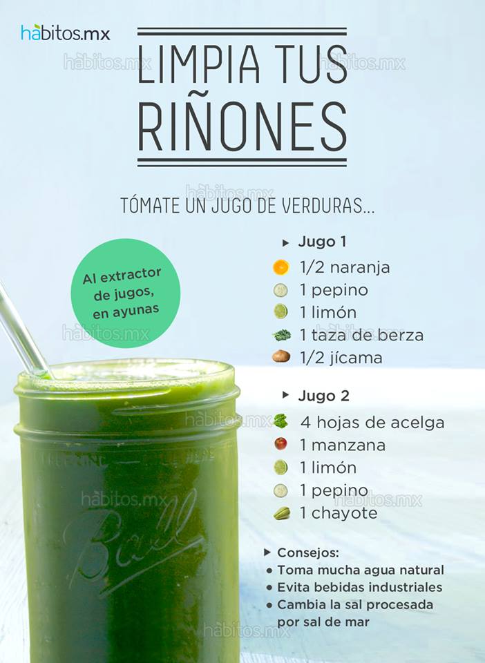 10 jugos naturales para desintoxicar el riñón ¡Mejora tu salud hoy mismo!