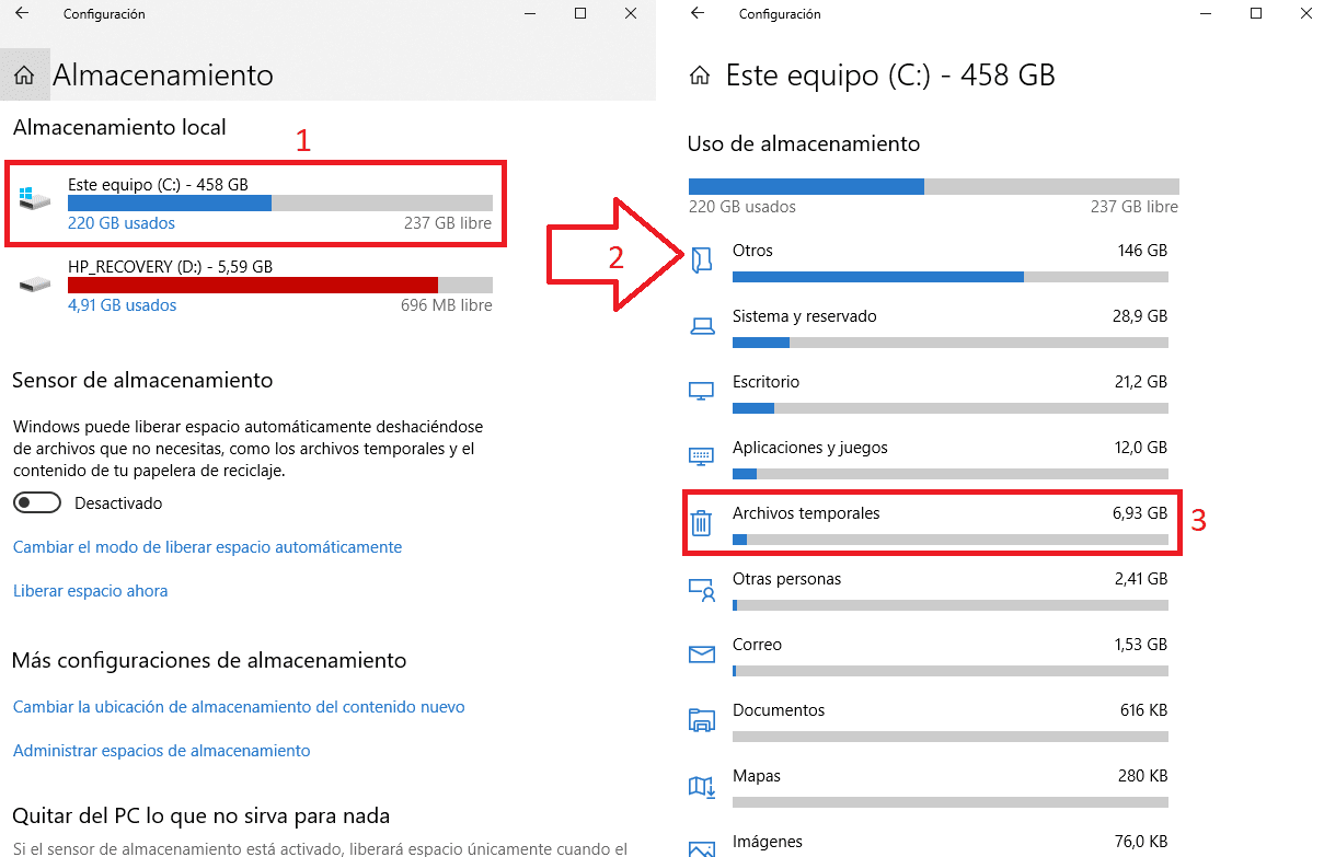 Limpiar temporales en mac