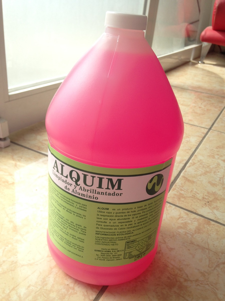 Liquido para limpiar aluminio