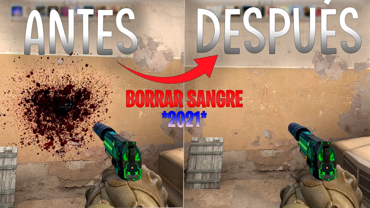 Comando de limpieza de sangre en CS:GO