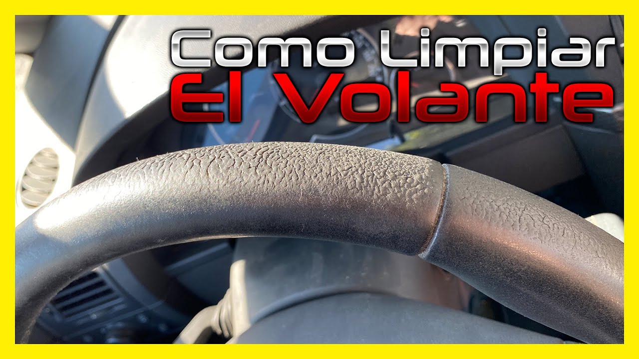Consejos para limpiar un volante de cuero pegajoso
