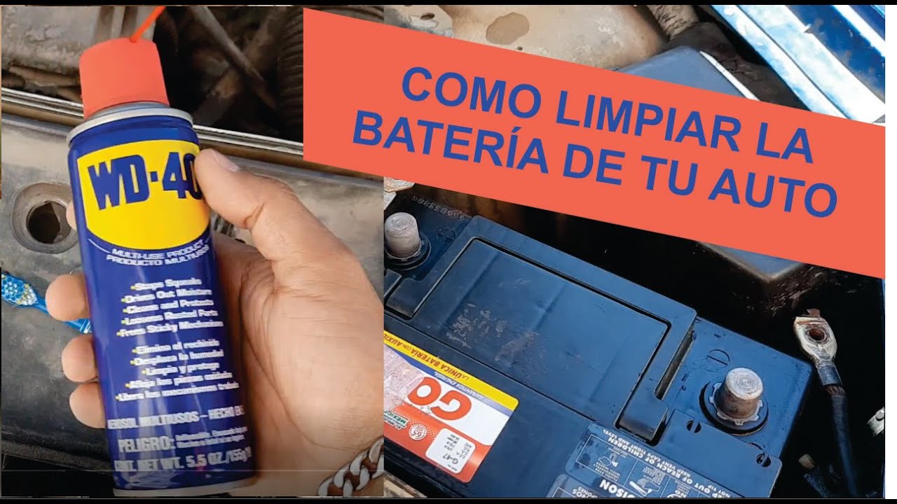Guía para limpiar la batería de tu carro