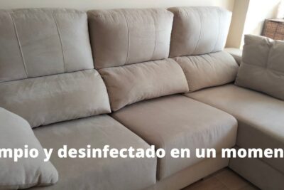 Guía para limpiar sofás de tela antimanchas
