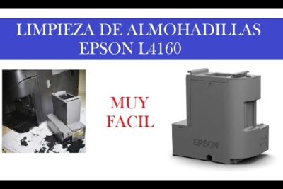 Guía para limpiar almohadillas Epson L555 de forma fácil y efectiva