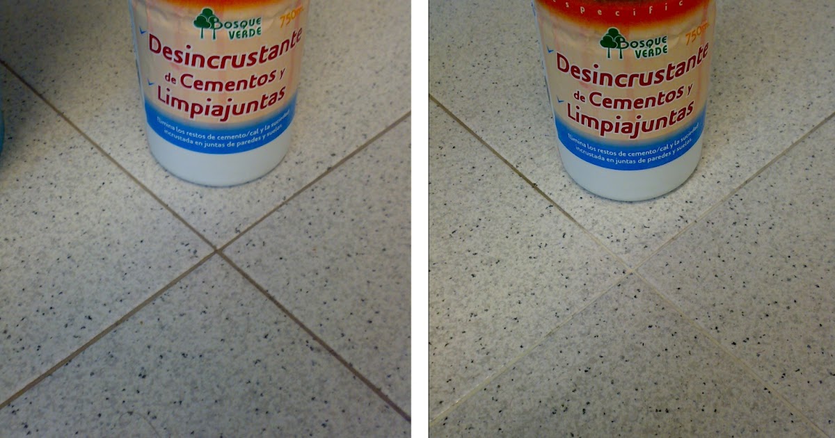 Juntas de suelo impecables con los productos de limpieza de Mercadona
