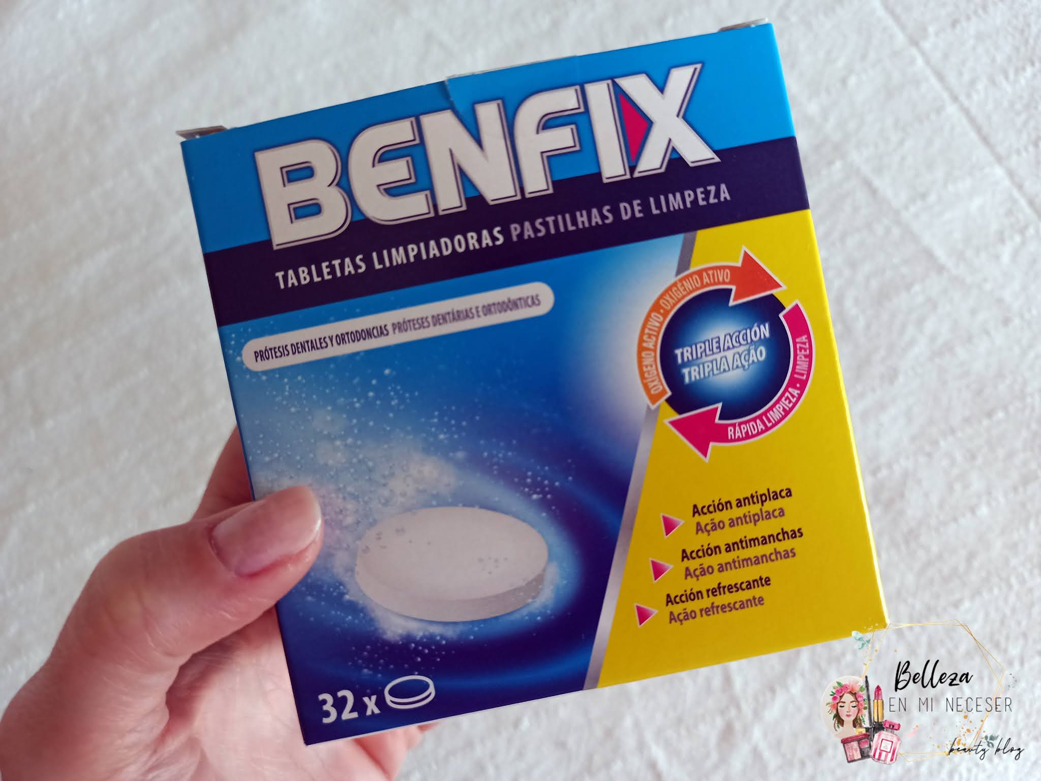 Limpiador de retenedores: pastillas efervescentes 1 Limpiador de retenedores: pastillas efervescentes