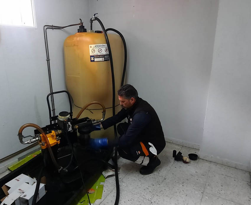 Limpiar deposito gasoil