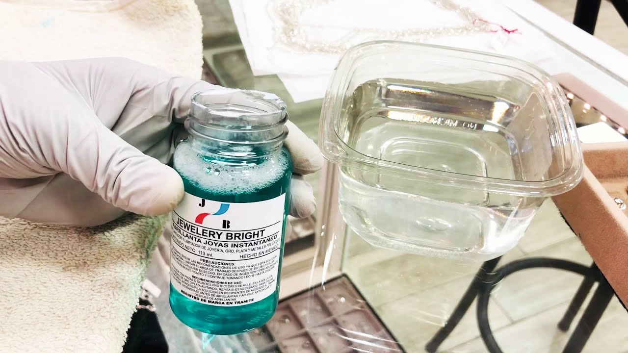 Como limpiar cadena de acero quirúrgico