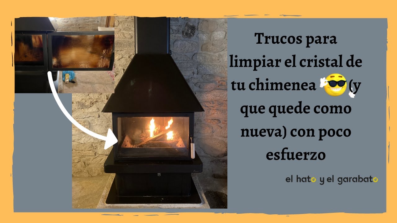 Remedio casero para limpiar cristales de chimenea