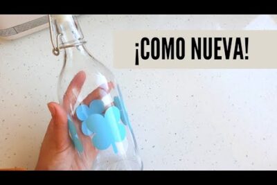 Trucos para limpiar botellas de cristal de forma efectiva