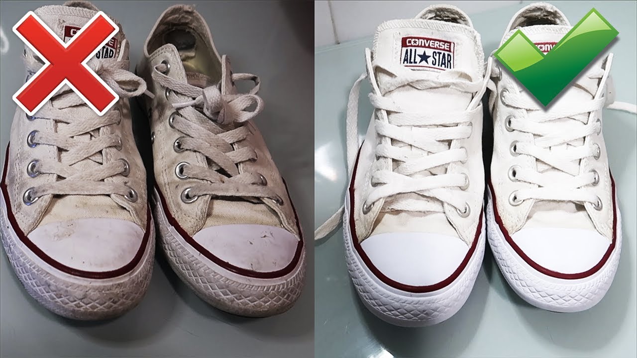 Trucos para limpiar la goma de tus Converse