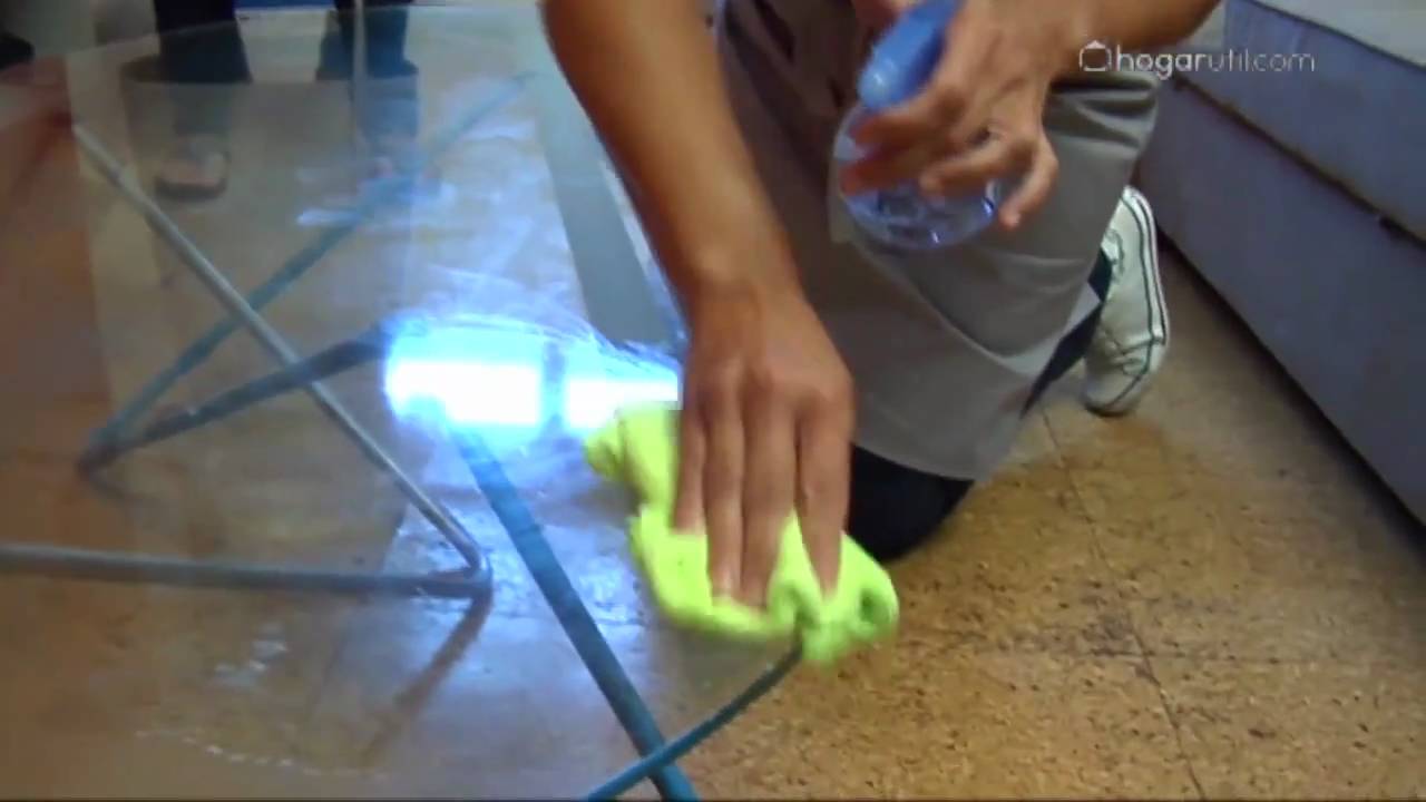 Trucos para limpiar mesas de vidrio de forma efectiva