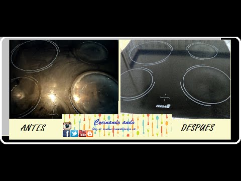 Trucos para limpiar vitrocerámica quemada de forma efectiva